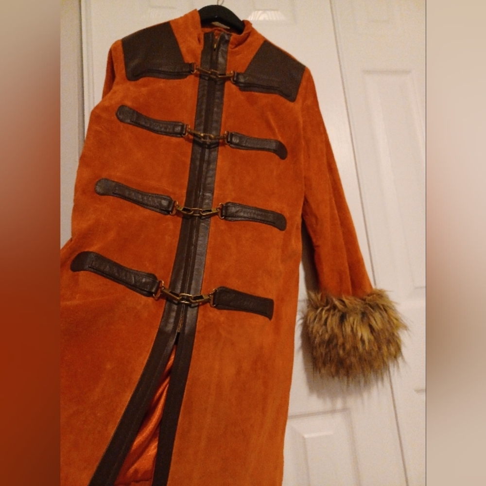 Jerry Lewis Orange Coat Pre-owned